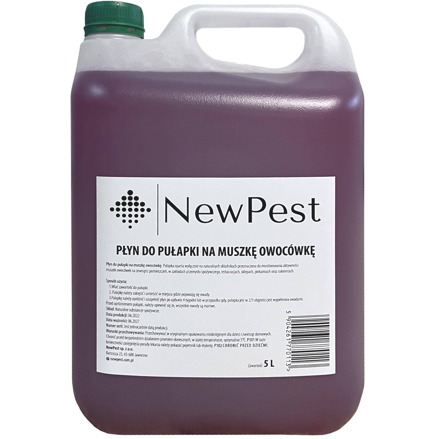 NewPest płyn na muszki owocówki 5l