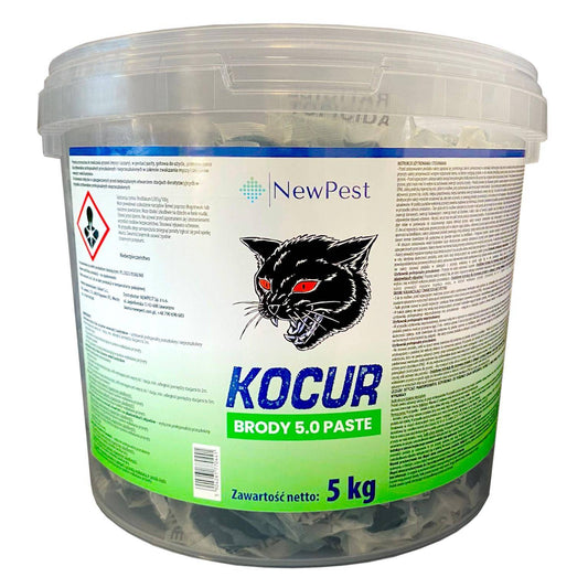 Kocur pasta Brody 5.0 brodifakum 50 ppm NewPest 5 kg