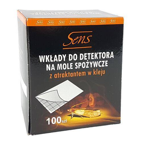Sens wkład lepowy na mole op. 100 szt. 76 x 58 mm